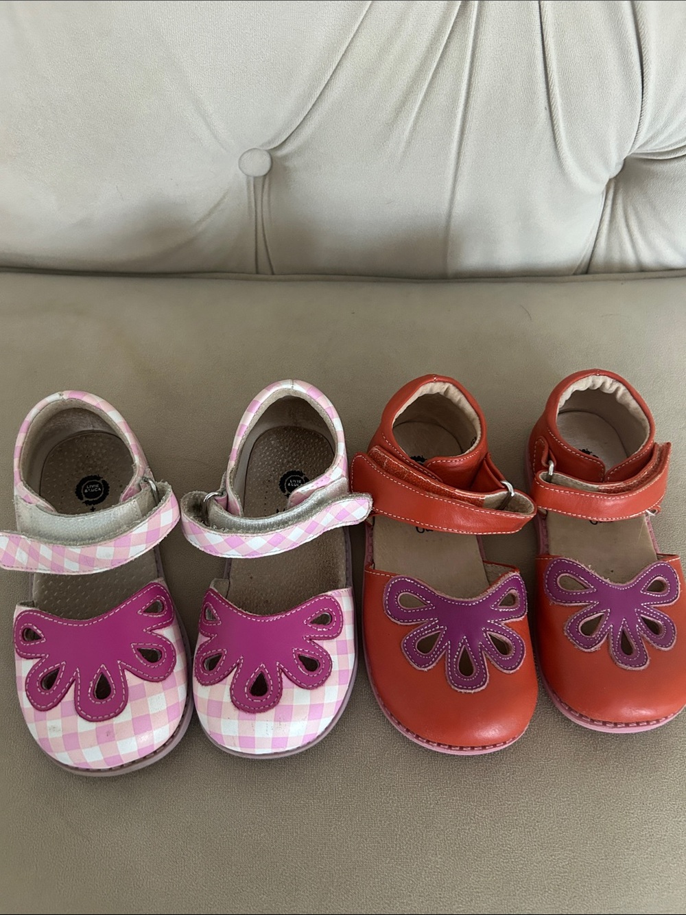 Toddler girls size 10 casual dress shoe lot bundle Velcro strap Matilda Jane